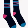 The Navy Colorblock Socks